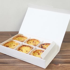 쿠키 에그타르트 스콘 떡 과자 상자 (칸막이포함)  미니파이 타르트 상자