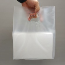 배달포장 비닐봉투 도시락 족발 치킨 반찬가게 반투명 비닐가방 백색
